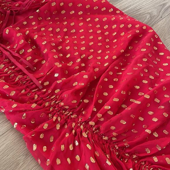 Alice McCall Red Silk “I feel it coming” Dress - Picture 7 of 16